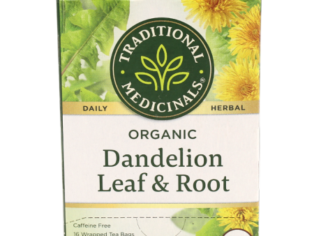 Traditional Medicinals Organic Dandelion Leaf & Root Tea 16ct Online Sale