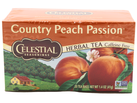 Celestial Seasonings Herbal Tea Country Peach Passion 20ct on Sale