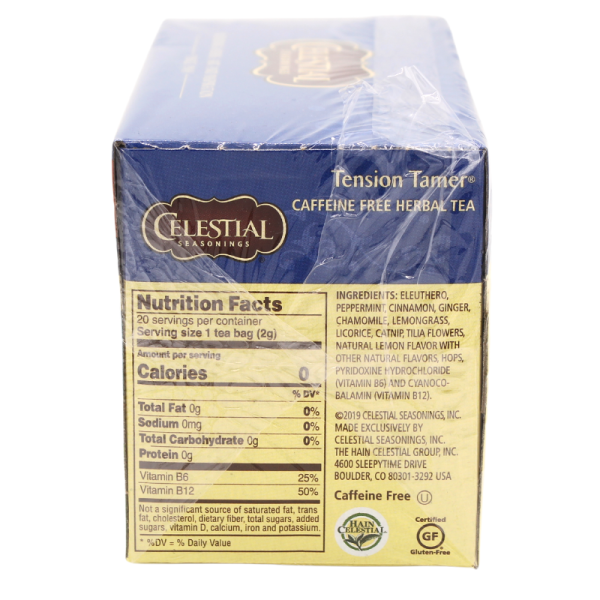 Celestial Seasonings Herbal Tea Tension Tamer 20ct For Cheap