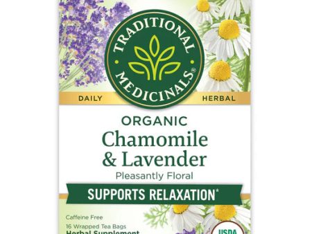 Traditional Medicinals Organic Chamomile & Lavender Tea 16ct For Cheap