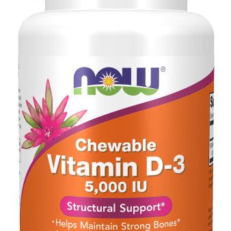 Now Vitamin D-3 5,000IU Chewable 120ct Fashion