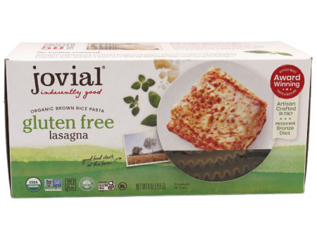 Jovial Organic Brown Rice Pasta Lasagna 9oz Hot on Sale