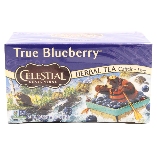 Celestial Seasonings Herbal Tea True Blueberry 20ct Online Sale