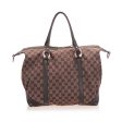 Gucci GG Canvas Horsebit Nail Tote  (SHG-12820) Discount