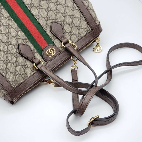 Gucci GG Ophidia Medium Shoulder Tote Bag Hot on Sale