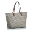 Gucci Brown GG Supreme Large Ophidia Soft Tote ITALY For Cheap