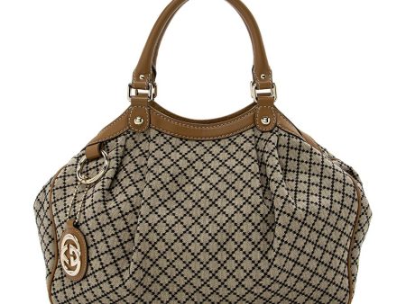 Gucci Diamante Canvas Sukey Medium Tote (SHF-17757) Sale