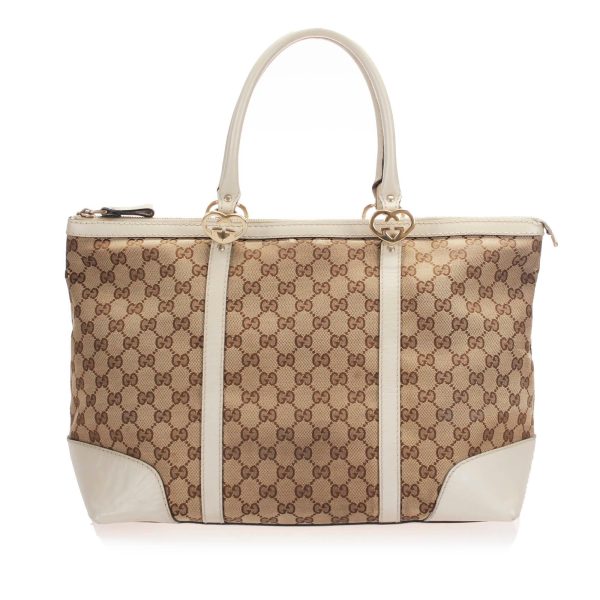 Gucci GG Canvas Lovely Tote  (SHG-12817) Online Sale