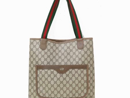 Brand Inspired Gucci Tote Bag Brown PVC (SHC1-15518) on Sale