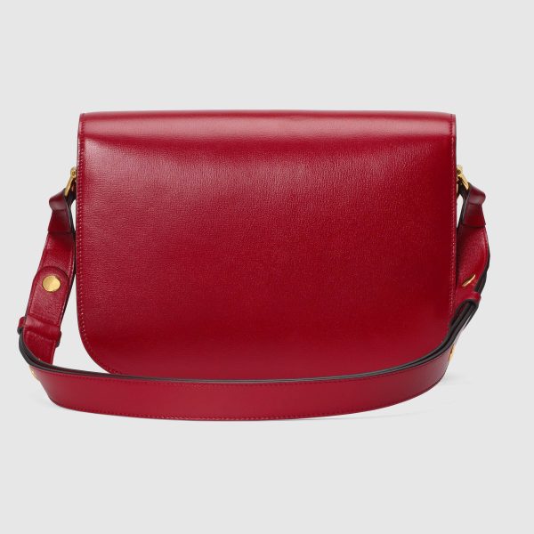 Gucci 1955 Horsebit Shoulder Bag Red For Discount