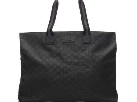 Gucci GG Nylon Web Tote Bag (SHG-13801) For Sale