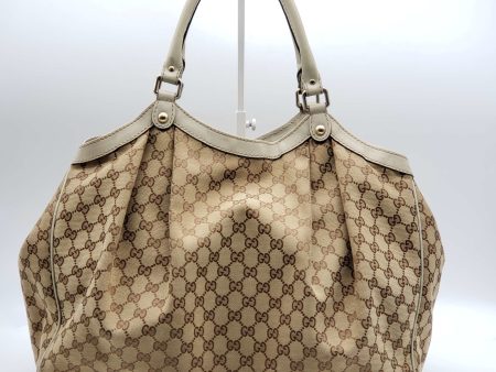 Gucci Sukey Canvas Leather Shoulder Bag Online Hot Sale