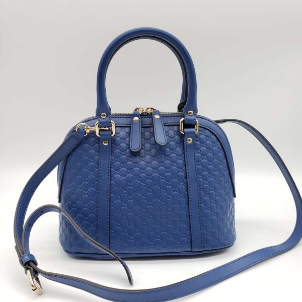 Gucci Micro Guccissima Blue Handbag and Shoulder Bag Online now