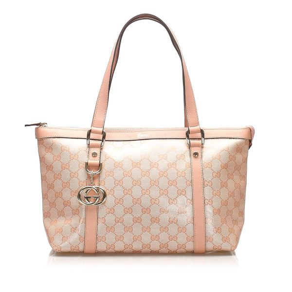 Gucci GG Crystal Abbey Tote Bag (SHG-13332) Online Hot Sale