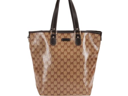 Gucci GG Crystal Tote  (SHG-12884) For Sale