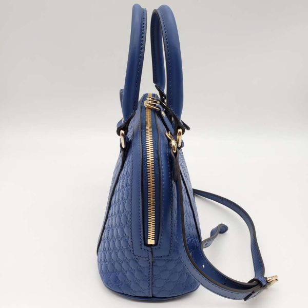 Gucci Micro Guccissima Blue Handbag and Shoulder Bag Online now