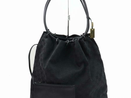 Brand Inspired Gucci Tote Bag Black Canvas (SHC1-14482) Online Hot Sale