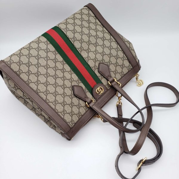 Gucci GG Ophidia Medium Shoulder Tote Bag Hot on Sale