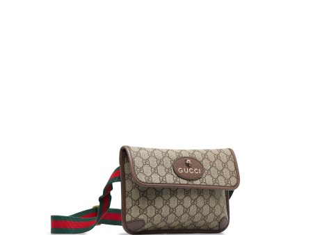 Gucci Animalier GG Supreme Belt Bag (SHG-R4Yuhs) For Sale