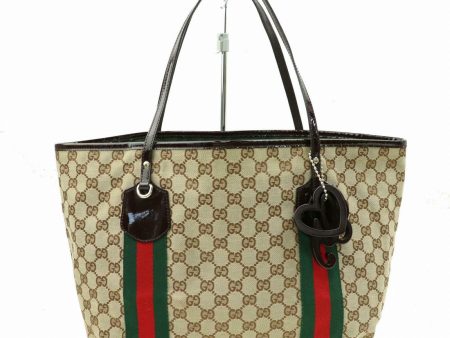 Brand Inspired Gucci Tote Bag Brown Canvas (SHC1-14280) Online Hot Sale