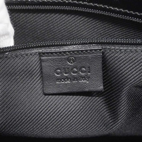 GUCCIAuth  Jackie Handbag 002 1067 Women s Leather,GG Canvas Black For Cheap