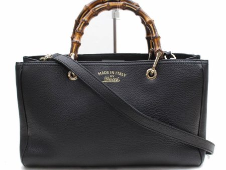 Brand Inspired Gucci Tote Bag Black Leather (SHC7-10299) Fashion