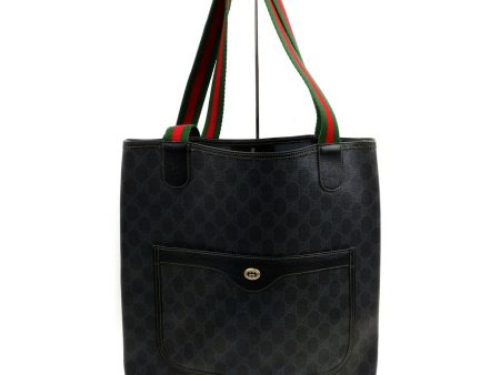 Brand Inspired Gucci Tote Bag Black PVC (SHC7-10056) Discount