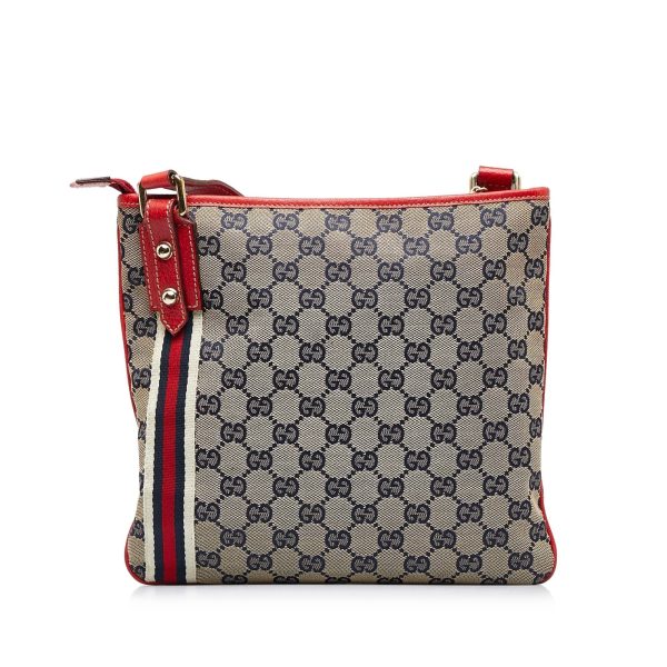 Gucci GG Canvas Jolicoeur Crossbody (SHG-Jh4DuX) Discount