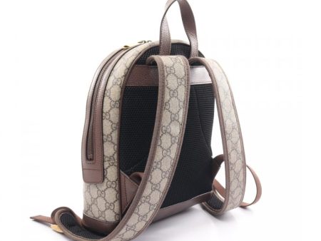 Gucci Ophidia GG Supreme Backpack Rucksack PVC Leather Beige Multicolor 881540 on Sale