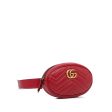 Gucci GG Marmont Belt Bag Red Matelassé Online Hot Sale