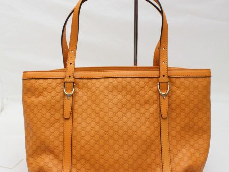 Brand Inspired Gucci Tote Bag Micro Gucci Oranges Leather (SHC7-10811) Hot on Sale