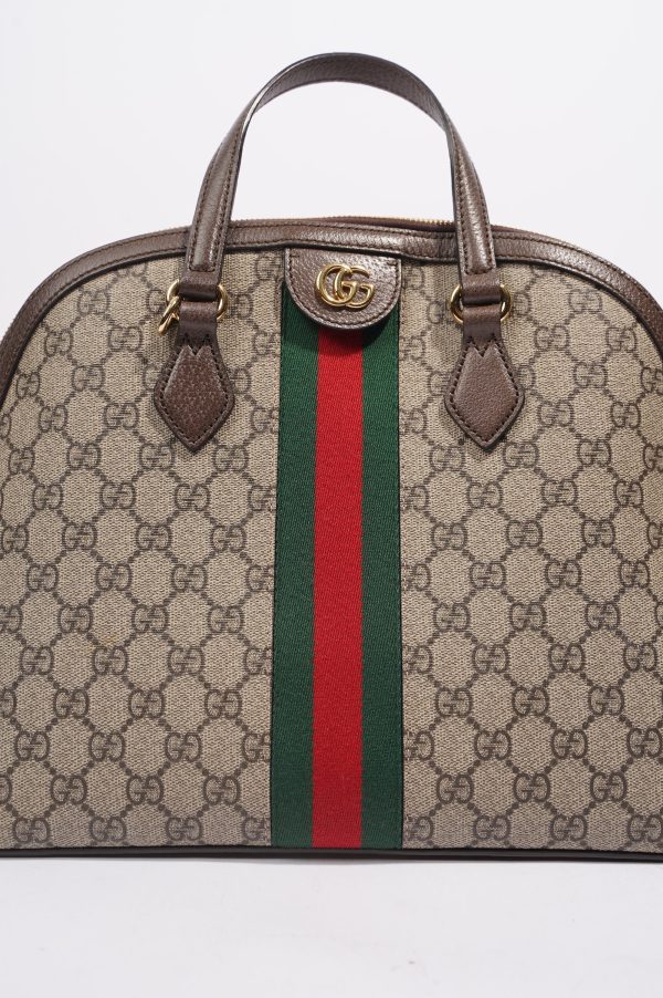 Gucci Womens Ophidia GG Bag Brown   Supreme Canvas Online