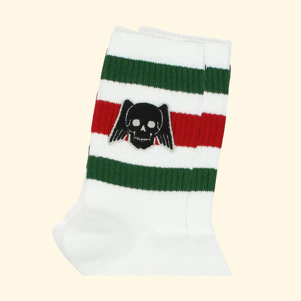 Gucci Skull Patch Cotton Ankle Socks, Discount