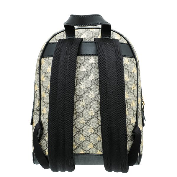 Gucci Bicolor GG Supreme Bees Small Backpack Bag For Cheap