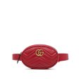 Gucci GG Marmont Belt Bag Red Matelassé Online Hot Sale