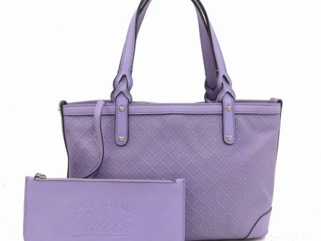 Brand Inspired Gucci Tote Bag Diamante Purple PVC (SHC7-10280) Hot on Sale