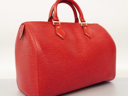 LOUIS VUITTONAuth  Epi Speedy 30 M43007 Women s Handbag Castilian Red Online Hot Sale